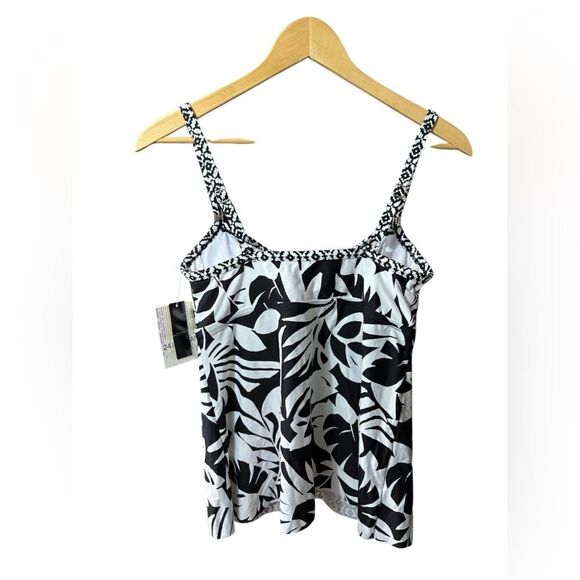 New 24th & Ocean tankini swim top small - Picture 2 of 7